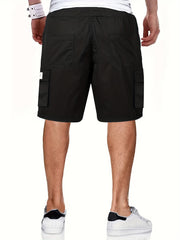 Men's Drawstring Cargo Shorts for Summer