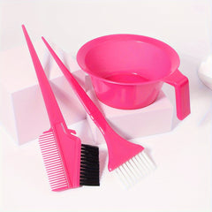 3pcs Hair Dye Kit Brush Bowl & Applicator for Salon Use