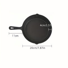Cast Iron Skillet Frying Pan Pre seasoned Oven Safe Cookware