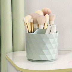360 Rotating Makeup Brush Holder for Bathroom & Dressing Table
