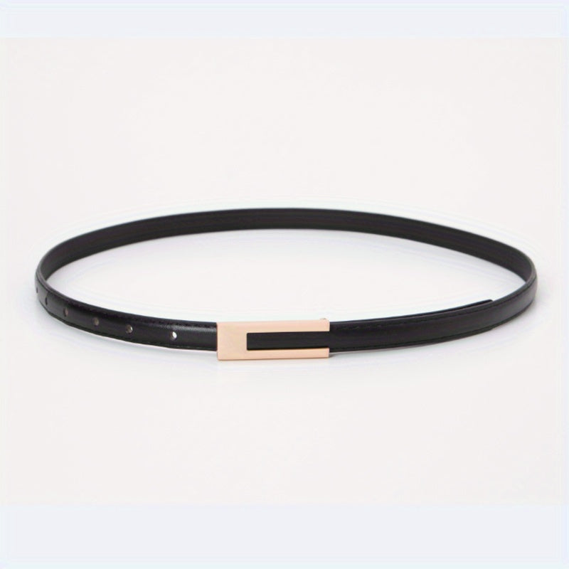 Small Leather Belt Wild Decoration Jeans Belt For Men