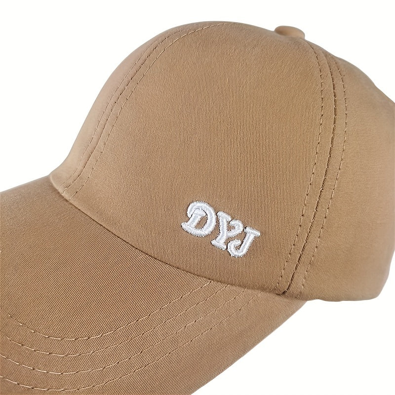 Backless Ponytail Baseball Cap Casual Dad Hats