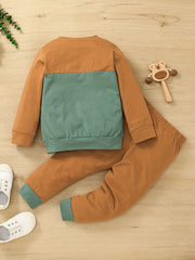 Baby Boy's 2pcs Sweatshirt & Sweatpants Set for Spring Fall