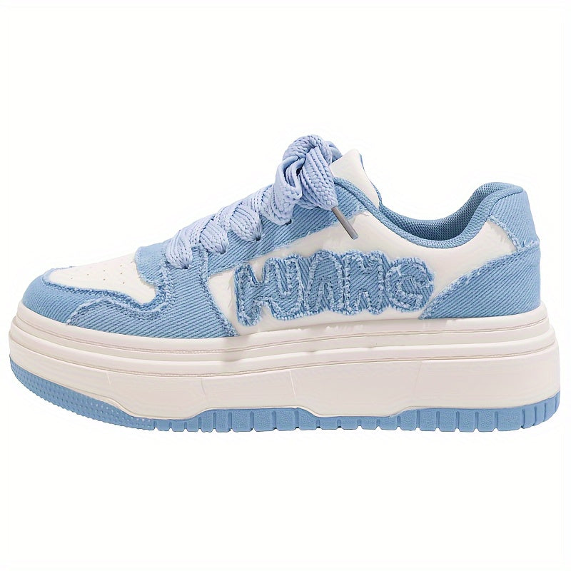 HUANQIU Women's Platform Sports Sneakers