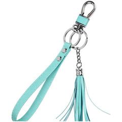 PU Leather Keychain Phone Lanyard Wristlet Strap Cord with Tassel