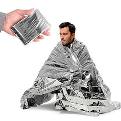 Outdoor Emergency Blankets Pack: Stay Warm for Camping, Hiking, Survival