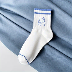 Cute Bear Print Socks for Women