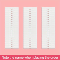30 Custom Waterproof Name Stickers 3x1 Medium Size Personalized First Name Label
