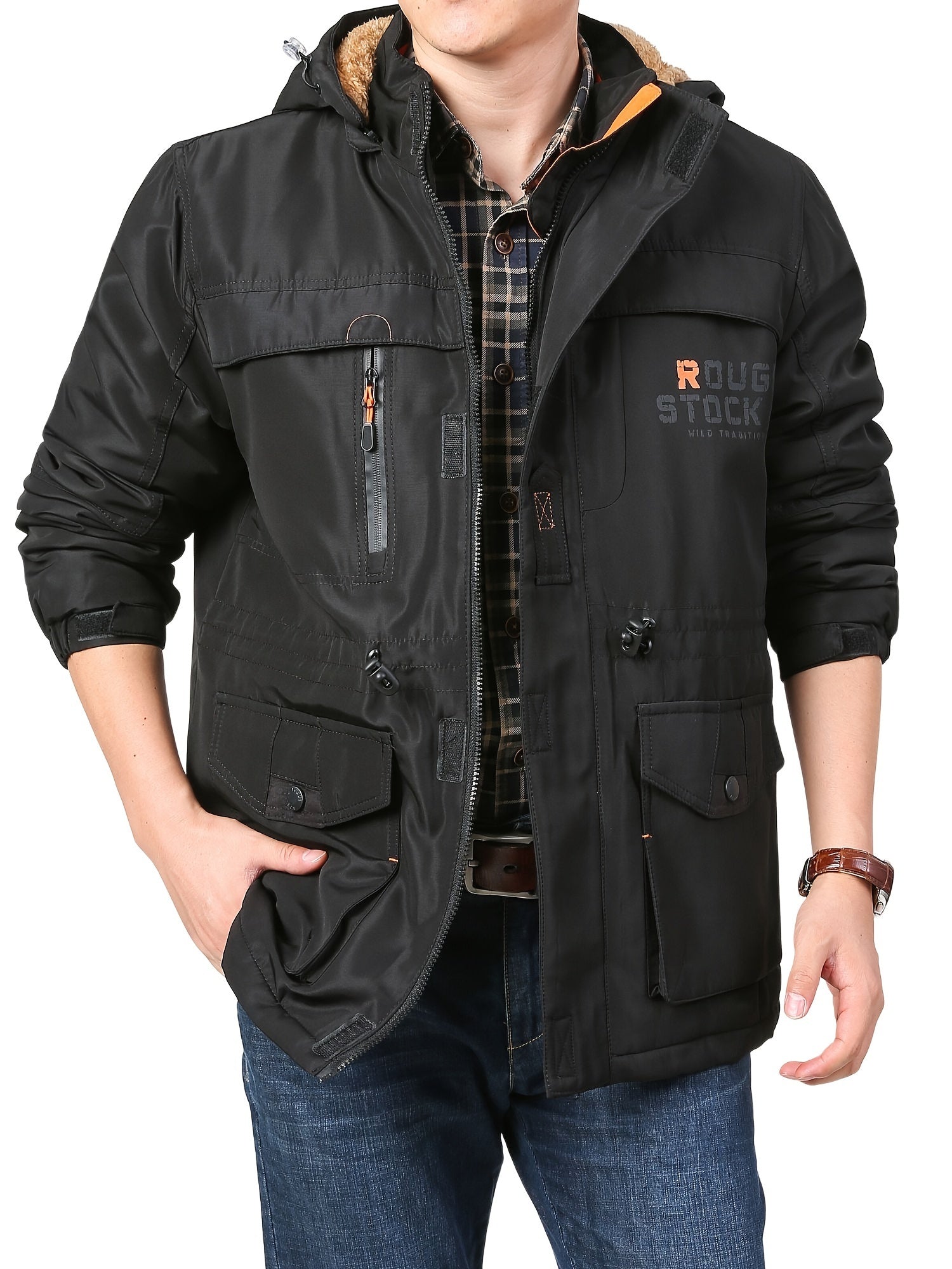 Men's Waterproof Softshell Jacket Outdoor Windbreaker