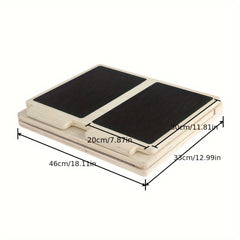 Wooden Fitness Inclined Board Yoga Body Stretching Board