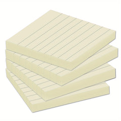 Pastel Ruled Sticky Notes, 4 Pads Memo Pads