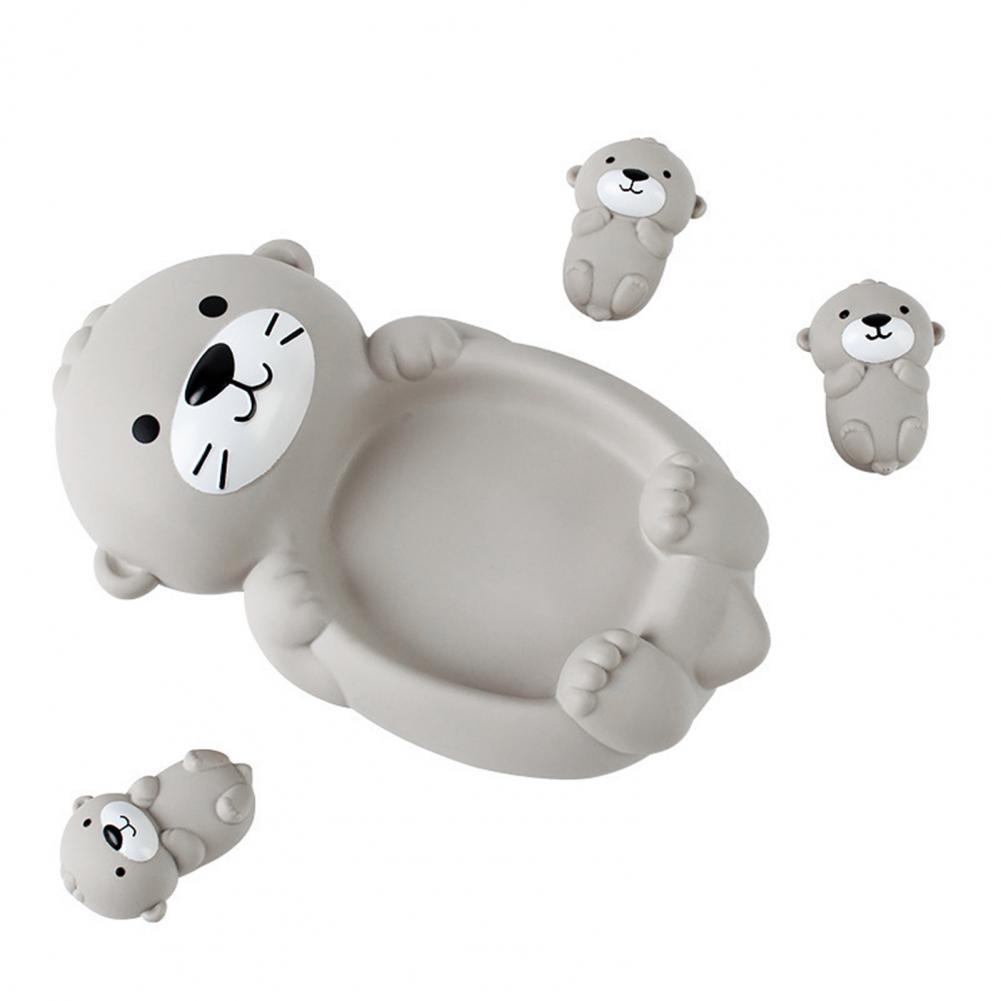 Floating Animal Bath Toys Set Rubber Educational Swimming Pool Playset