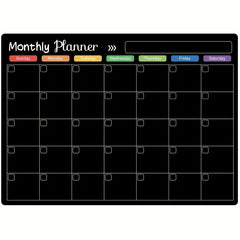 3pcs Rewritable Magnetic Weekly Monthly Plan Fridge Sticker