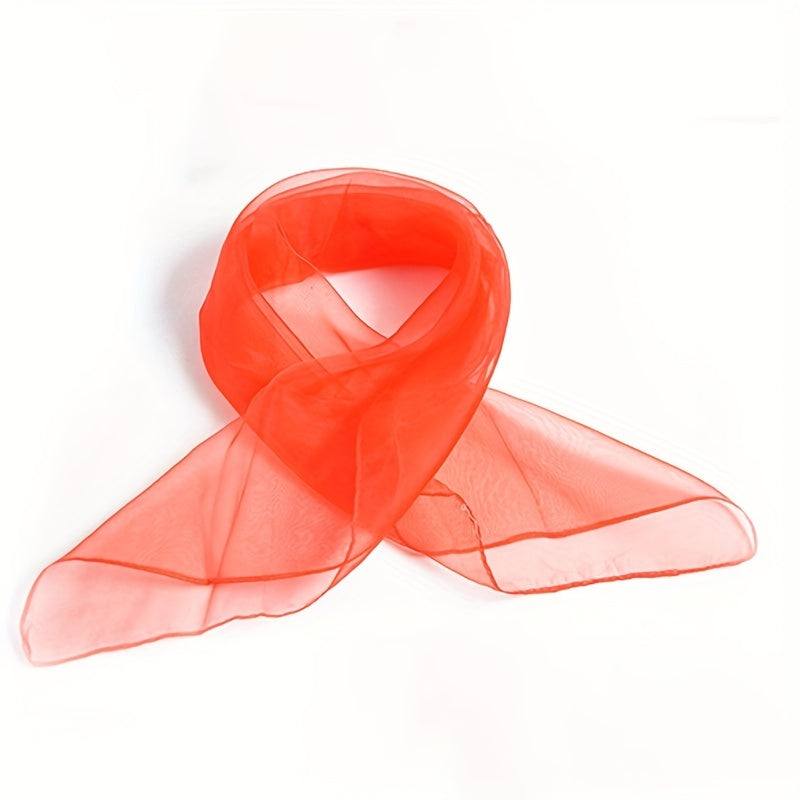 Breathable Gauze Neck Scarf Chiffon Bandana