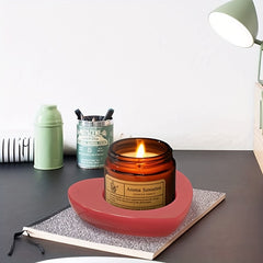 Heart Candle Holder Silicone Mold for DIY Flower Pot & Jewelry Box