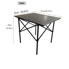 Portable Folding Aluminum Camping Table for Outdoor Camping BBQ