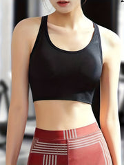 Seamless Wireless Sports Bra Push Up Shockproof Bra