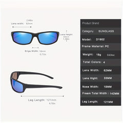 Unisex Square Vintage Sun Glasses Retro Polarized Sunglasses For Women Men