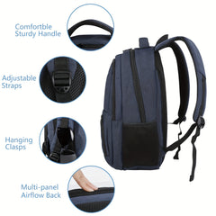 Large Capacity Men's Backpack Waterproof Schoolbag