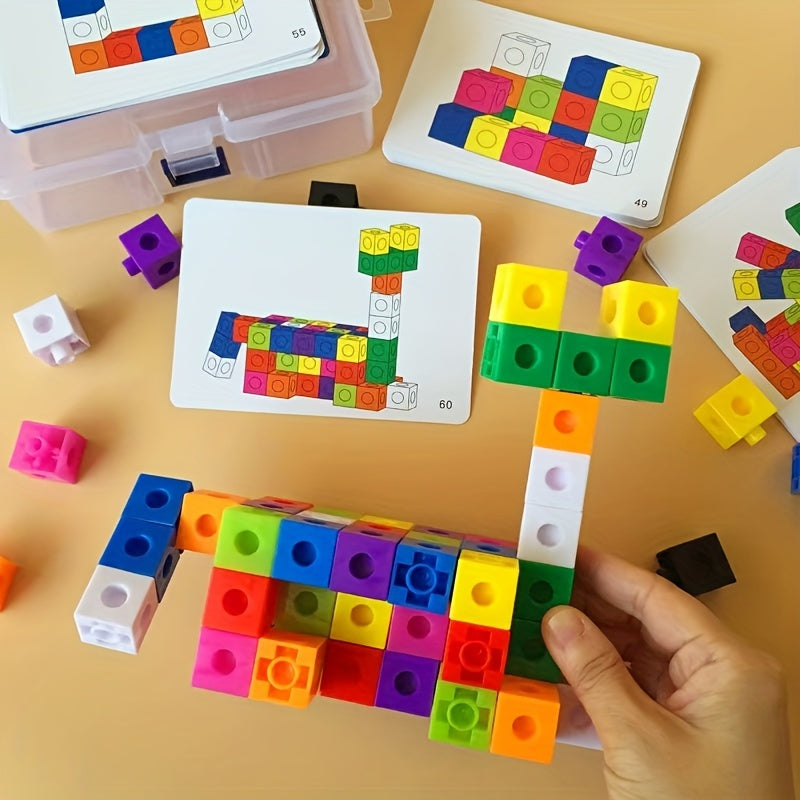 Magic Square Building Blocks Colorful Educational Toy for Kids