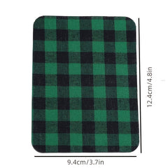DIY Hand Elbow Knee Repair Patch Plaid Denim Shirt Coat Elbow Patch Pants