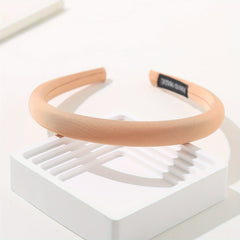 Sponge Solid Headband Press Hair Clip Sweet Hair Accessories