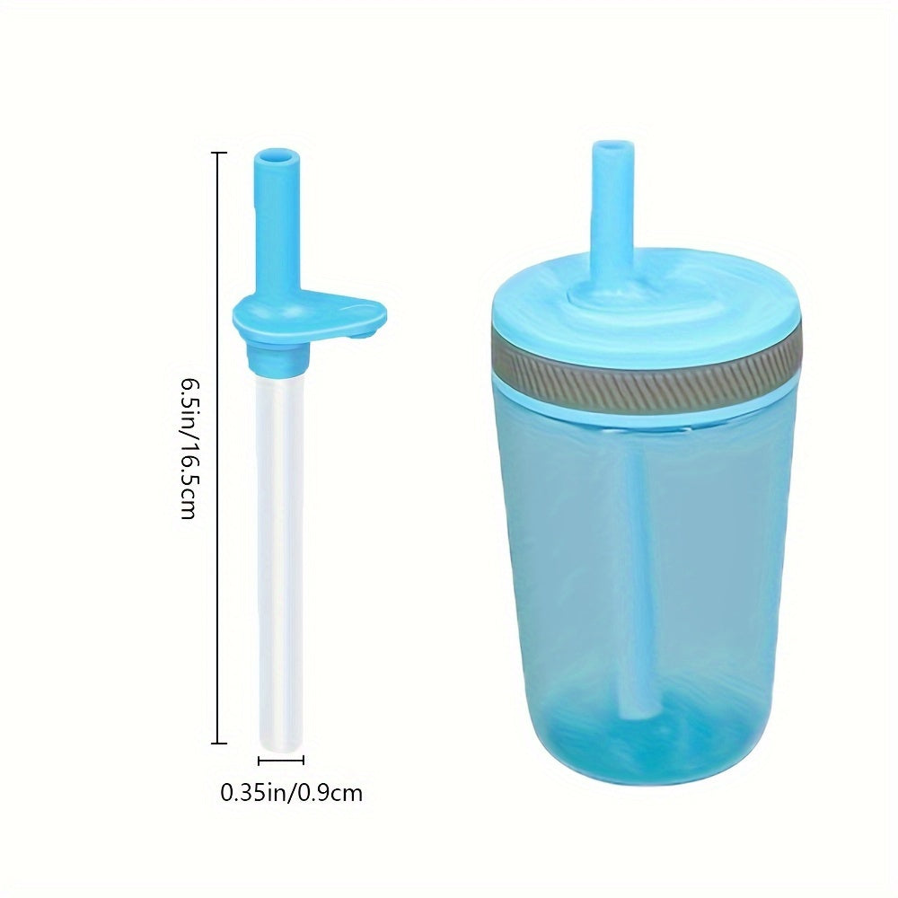 1pc Silicone Reusable Water Bottle Straw Cup Accessories