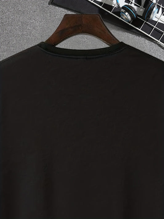 "Hello" Print Men's Graphic T shirt Casual Comfy Tees For Summer