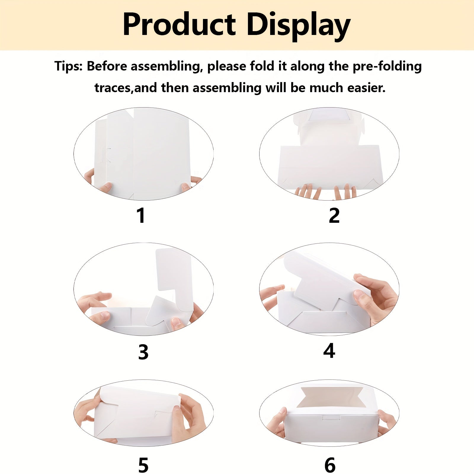 24pcs Cookie Bags Bread Boxes With Windows For Gift Packaging
