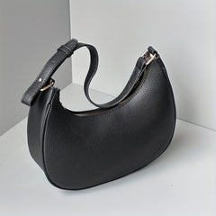 Solid Crescent Bag Minimalist Underarm Bag