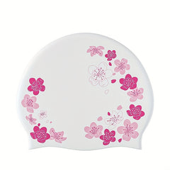 Women's Silicone Swim Cap Large Size Ear Protection