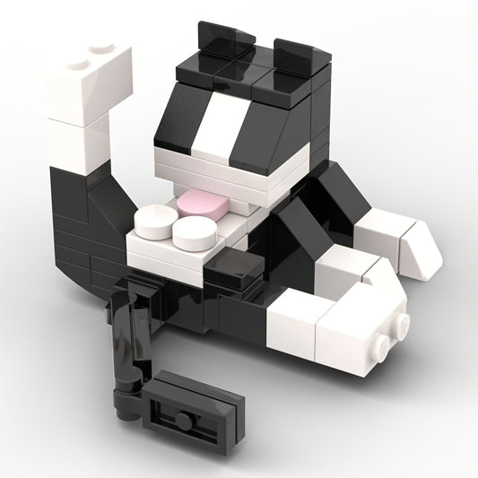 Creative Cat Building Blocks DIY Toy