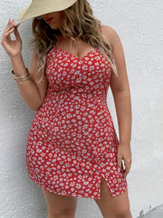  Boho Dress Women V Neck Floral Mini Cami
