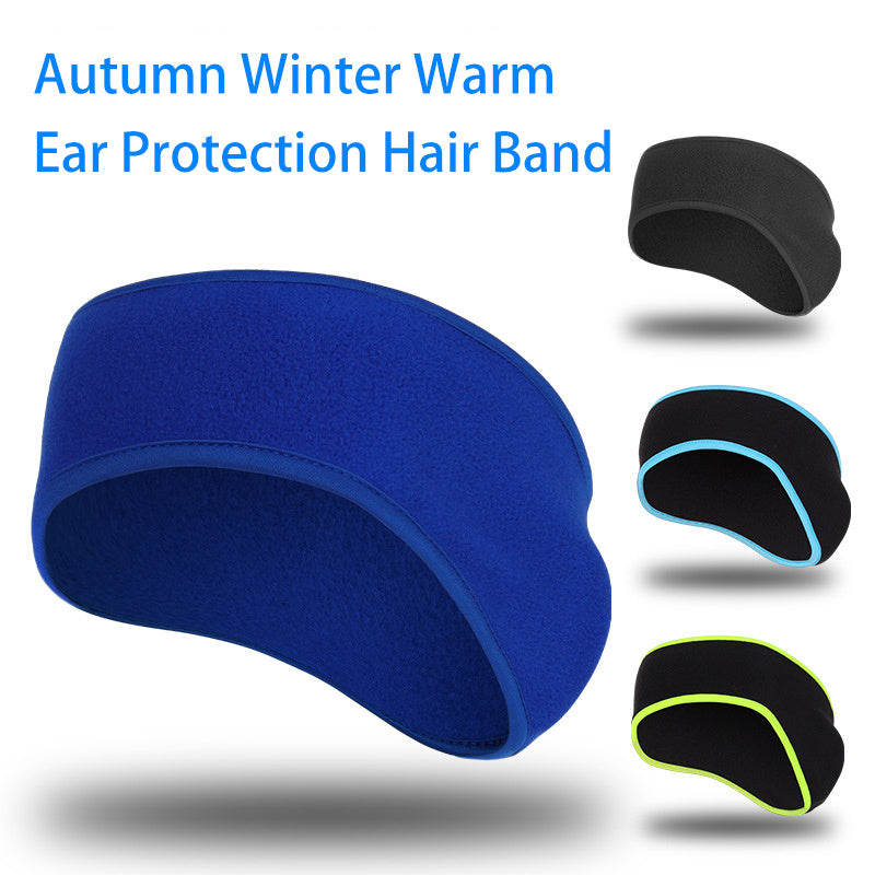 Winter Sports Fleece Headband for Running