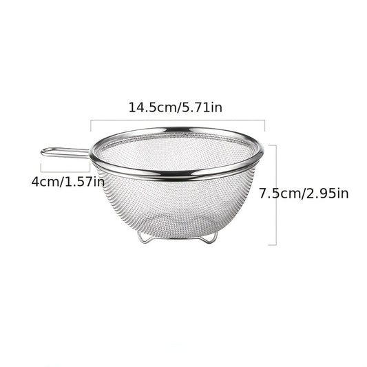 Stainless Steel Baking Basin Fruit Drainer For Kitchen