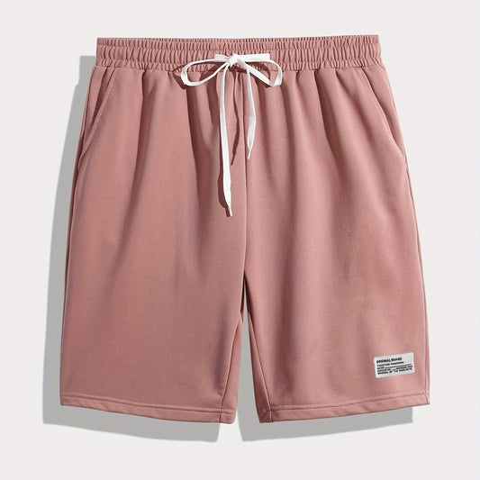 Men's Stretch Drawstring Knit Shorts for Summer
