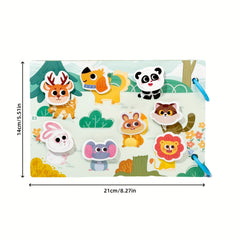 Animal Sticker Book - Fun and Educational Learning