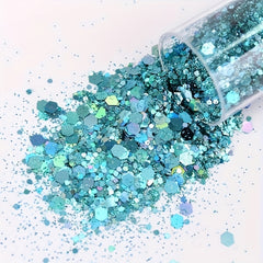 45 Colors Holographic Glitter Mix Sequins for Cosmetic Face Body Nail Art