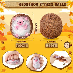 Squeezable Hedgehog Stress Ball Toy
