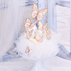 11pcs Butterfly Cupcake Toppers for Birthday Parties and Cakes