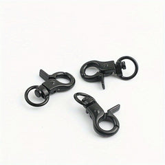 10Pcs 8mm Metal Buckle Lobster Clasps Swivel Trigger Clip Snap Hooks