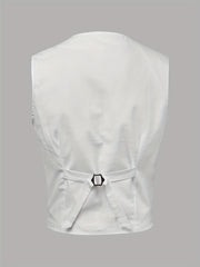 V Neck Smart Suit Trachten Vest Men's Casual Retro Style Waistcoat