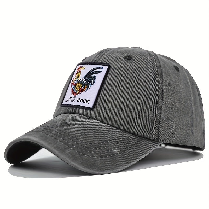 Animal Embroidery Baseball Cap Men's Women's Hat