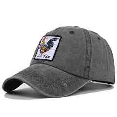 Animal Embroidery Baseball Cap Men's Women's Hat