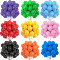 10pcs 10 Inch Matte Bright Latex Balloons Party Supplies