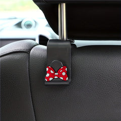 Cartoon Car Hook Bowknot Palm Car Seat Storage