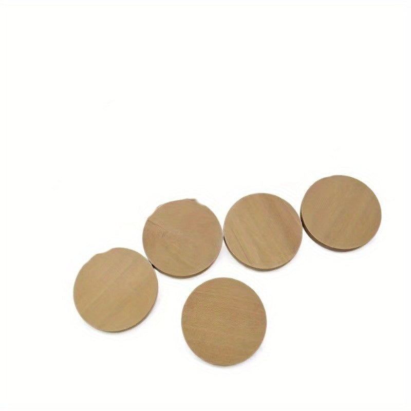 Round Wooden Coins 18 Inch 5pcs Natural Wood Chips DIY Art Crafts Projects