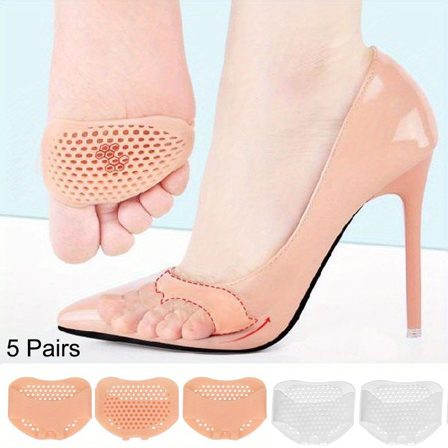 Silicone Foot Cushions Cut-Out High Heel Socks Invisible Socks