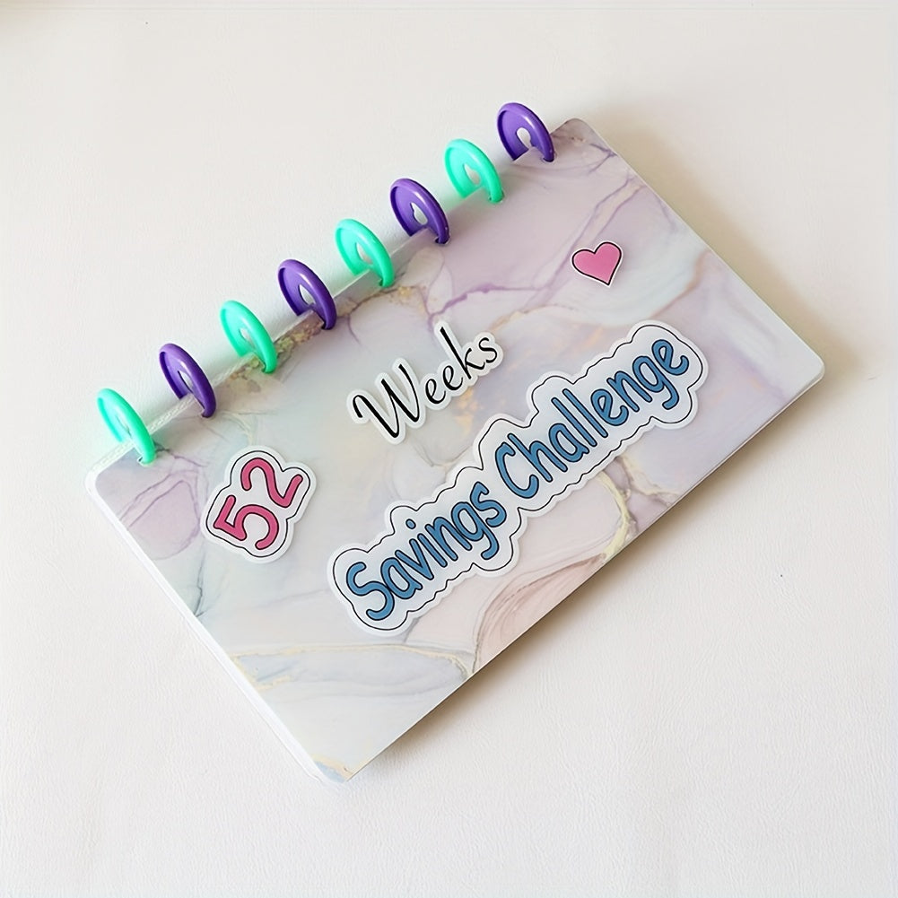 52 Weeks Savings Challenge Money Saving Book