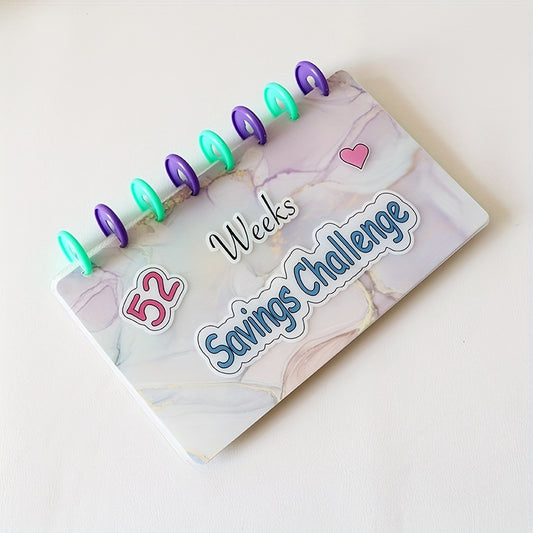 52 Weeks Savings Challenge Money Saving Book